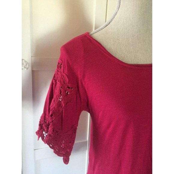 Anthropologie Free People  Knit Top Battenburg - Picture 4 of 9